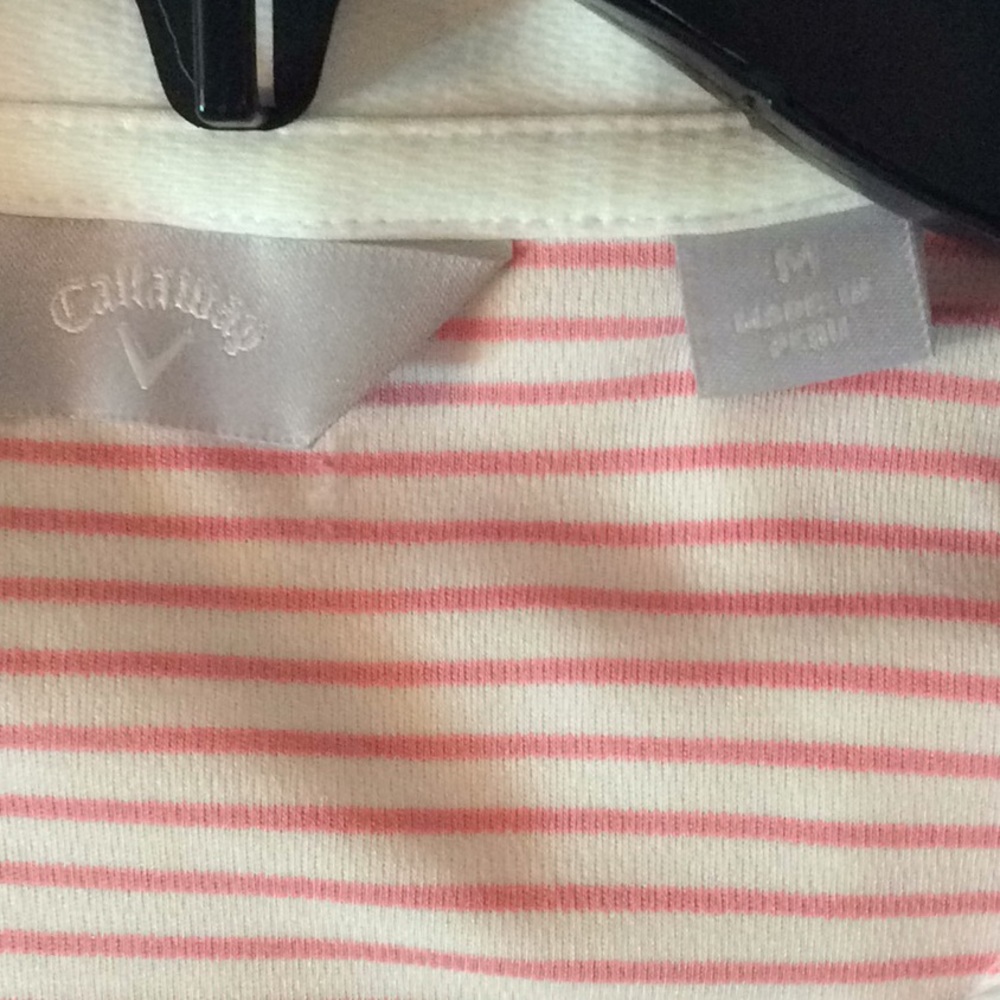 LADIES PINK & WHITE STRIPPED CALLAWAY - Picture 4 of 4